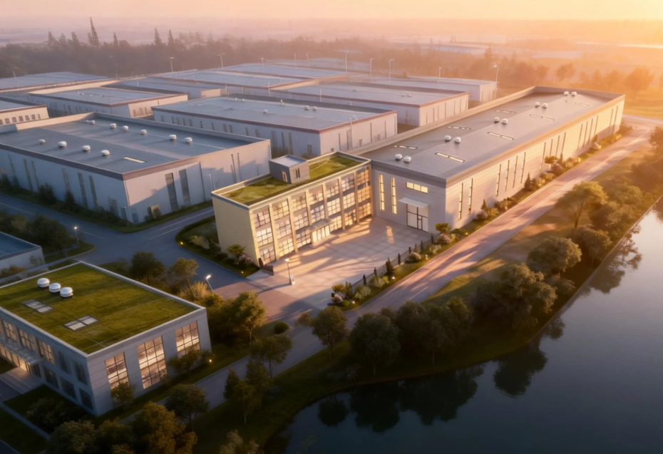 园区厂房效果图3